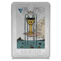 Niue 2 NZD Tarotkarten (1.) Kleine Arkana: Ass der Kelche 2025 1 Oz Silber PP Color