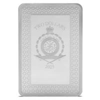 Niue 2 NZD Tarotkarten (1.) Kleine Arkana: Ass der Kelche 2025 1 Oz Silber PP Color Rückseite