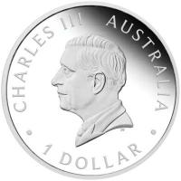 Australien 1 AUD Hochzeit 2026 1 Oz Silber PP Rückseite