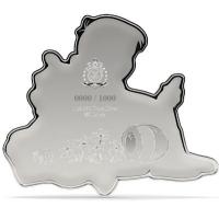 Niue 2 NZD Disney(TM) Winnie the Pooh(TM) A Smackerel of Hunny 1 Oz Silber PP Color Rückseite
