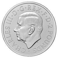 Großbritannien 2 GBP Gothic Horror: Dracula 2025 1 Oz Silber Rückseite