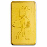Goldbarren - Peanuts(R) Christmas w/Charlie Brown(TM) u. Snoopy(TM) - 0,5g Gold im Blister