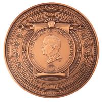 Samoa 1 Dollar 20.000 Meilen unter dem Meer Silber Antik Finish Color mit Kupfer Rückseite