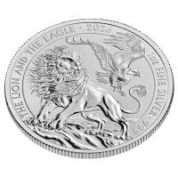 Großbritannien - 2 GBP The Lion and The Eagle 2026 - 1 Oz Silber BU