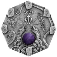 Germania Mint Witchcraft: Herbalist (2.) 2025 2 Oz Silber Antik Finish Color Rückseite