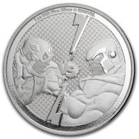 Niue - 2 NZD Marvel(TM) Captain America(TM) vs Thanos(TM) 2025 - 1 Oz Silber BU