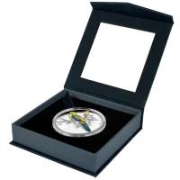 Niue - 1 NZD Blasskopfsittich (Privy Mark John Gould) 2026 - 1 Oz Silber PP Color