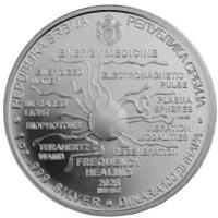 Serbien 100 Dinar Nikola Tesla Energy Medicine 2026 1 Oz Silber