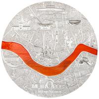 Palau 20 USD Tiffany Art Metropolis: Seoul 2024 3 Oz Silber PP Ultra High Relief