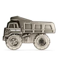 Niue - 2 NZD Tonka Dump Truck - 1 Oz Silber PP Color