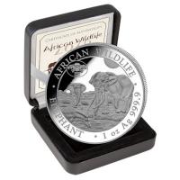 Somalia - African Wildlife Elefant 2026 WMF Berlin - 1 Oz Silber