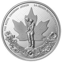 Kanada - 1 CAD The Royal Canadian Legion 100. Geburtstag 2026 - 1 Oz Silber PP
