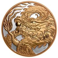 Kanada - 50 CAD Triumphierender Drache 2026 - 5 Oz Silber PP Gilded
