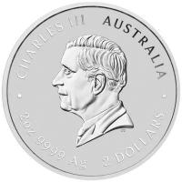 Australien - 2 AUD Lunar III Pferd 2026 - 2 Oz Silber Color