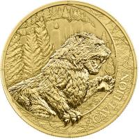 Liberia 500 Dollar Megafauna: Höhlenlöwe (Cave Lion) 2026 1 Oz Gold