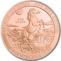 USA - GSM Lunar Jahr des Pferd 2026 - 1 Oz Kupfer