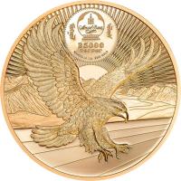 Mongolei 25000 Togrog Chinggis Khaan 1 Oz Gold PP Rückseite