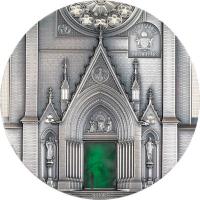 Cook Island 100 CID Tiffany Art Portals: Mailand u. Prag 2026 1 KG Silber Antik Finish Color Rückseite