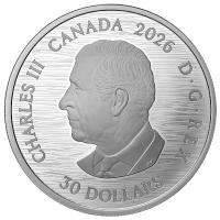 Kanada 30 CAD The Jack Pine by Tom Thomson 2026 2 Oz Silber PP Rückseite