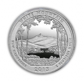 US Mint - New Hampshire White Mountain - 5 Oz Silber