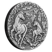 Australien 2 AUD Lunar III Pferd 2026 2 Oz Silber Antik Finish