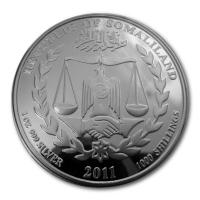 Somaliland - Lunar Jahr des Hasen 2011 - 1 Oz Silber PP