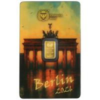 Germania Mint - WMF 2026 Goldbarren - 1g Gold