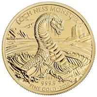 Großbritannien - 100 GBP Loch Ness Monster 2026 - 1 Oz Gold