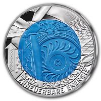 Österreich 25 Euro Niob Serie Energie 2010 Silber-Niob Münze