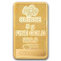 Goldbarren PAMP Arabian Falcon 5g Gold Rückseite
