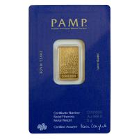 Goldbarren PAMP Arabian Horse 5g Gold Rückseite