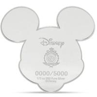 Niue 1 NZD Disney(TM) Mickey and Friends(TM) Iconic Expressions: Mickey Mouse(TM) 1/2 Oz Silber Rückseite
