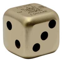 Fiji 1 Dollar Würfel (Dice) Lunar Pferd 2026 1 Oz Silber Gilded Color Rückseite