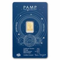 Goldbarren - PAMP Sternzeichen: Jungfrau - 0,5g Gold im Blister
