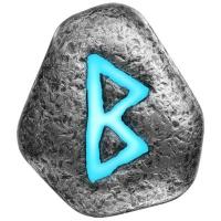 Germania Mint Guss Silberbarren Runes Collection: Berkanan 1 Oz Silber