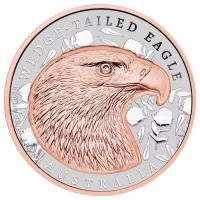 Niue - 2 Dollar Super Incused Wedge tailed Eagle 2026 - 1 Oz Silber Rose Gold