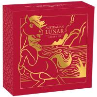 Australien - 100 AUD Lunar III Pferd 2026 - 1 Oz Gold HighRelief (nur 188 Stück!)