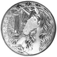 Fiji - 1 FJD Einhorn (Unicorn) 2025 - 1 Oz Silber