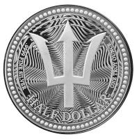 Barbados - 1 Dollar Trident Dreizack 2025 - 1 Oz Silber