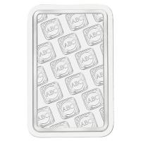 Silberbarren Kreuz des Südens (Southern Cross) 10 Oz Silber BU High Relief Rückseite