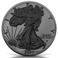USA - 1 USD Silver Eagle 2025 - 1 Oz Silber Ruthenium und Black Platin
