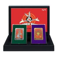 Niue - 2x2 NZD Looney Tunes(TM) Trading Coins - 2x1 Oz Silber PP Color
