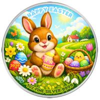 Ruanda - 50 RWF Frohe Ostern 2026 - 1 Oz Silber Ultra 80