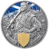 Samoa - 2 Dollar Legenden vom Schlachtfeld: William Wallace 2026 - 2 Oz Silber Antik Finish