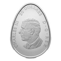 Kanada 20 CAD Traditionelle Pysanka 2026 1 Oz Silber PP Color Rückseite