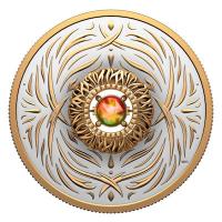 Kanada - 20 CAD Dancing Ammolite: Elemente der Natur: Feuer 2026 - Silber Proof Gilded