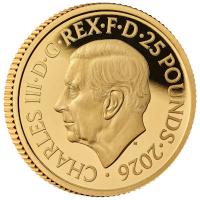 Großbritannien - 25 GBP Music Legends Spice Girls 2026 - 1/4 Oz Gold PP