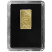 Germania Mint Goldbarren geprägt 1/100 Oz Gold Rückseite
