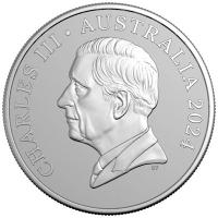 Australien 1 AUD RAM Känguru Desert Life 2024 1 Oz Silber Blister Rückseite