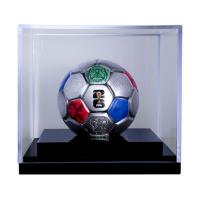 Solomon Islands - 10 Dollar FIFA WM 26(TM) 3D Fussball 2026 - 3 Oz Silber Antik Finish Color